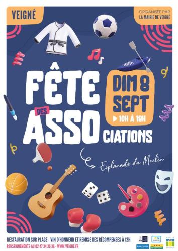 Fête des associations septembre 2024.L'affiche