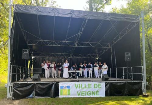 Fête des associations septembre 2024.L'ensemble vocal.