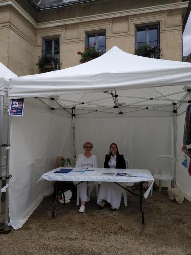 Fête des associations septembre 2024.Le stand