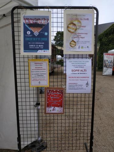 Fête des associations septembre 2024.Le stand