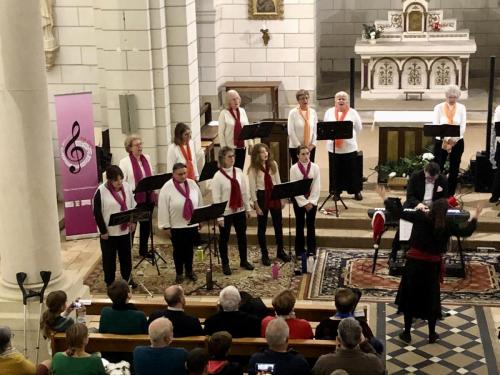 Concert de Noël du P'tit Choeur le 9 décembre 2023 à l'Eglise de Veigné.