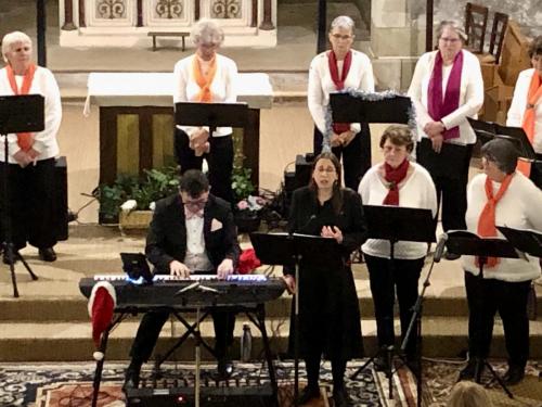 Concert de Noël du P'tit Choeur le 9 décembre 2023 à l'Eglise de Veigné.