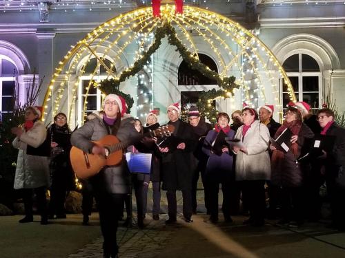 Ouverture des festivités des fêtes de fin d'année de Montbazon, 26 novembre 2022.