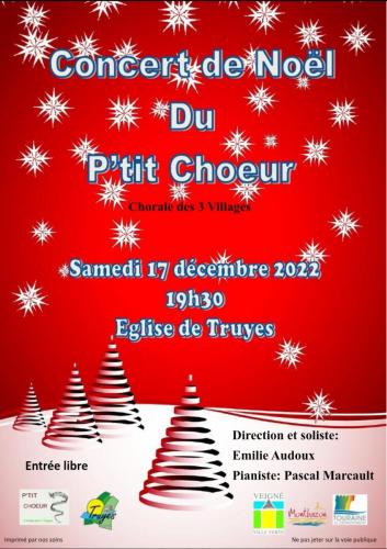 Concert de Noël à Truyes 17 décembre 2022